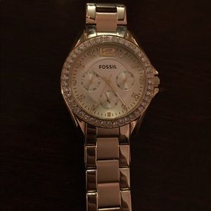 Multifunction Gold-tone Stainless Steel Watch